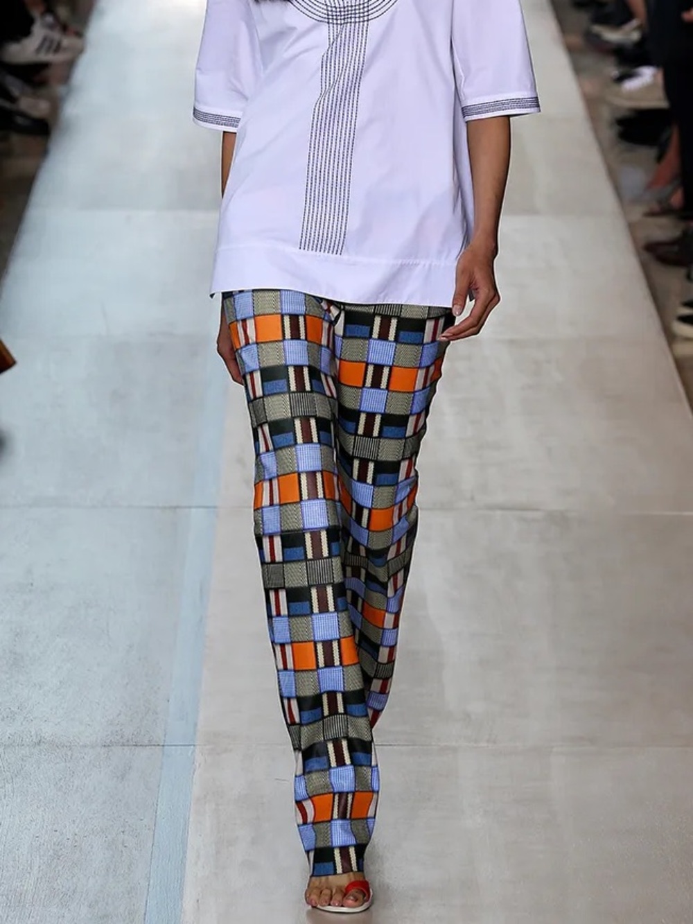12. Tory Burch Spring 2015 Runway Printed Pants
